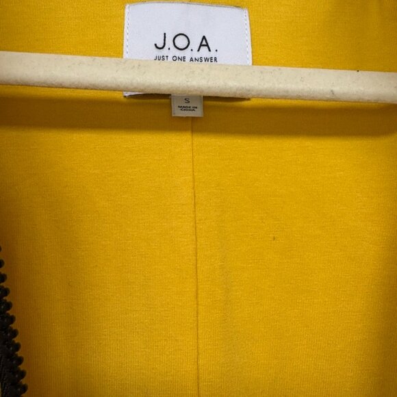J.O.A. Zip Up Long Teddy, Size Small - Picture 3 of 3